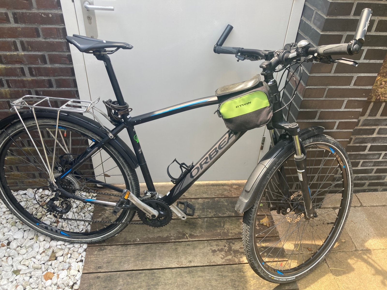 Prima toerfiets - mountainbike, Fietsen en Brommers, 28 inch, Gebruikt, Vering, 57 tot 61 cm
