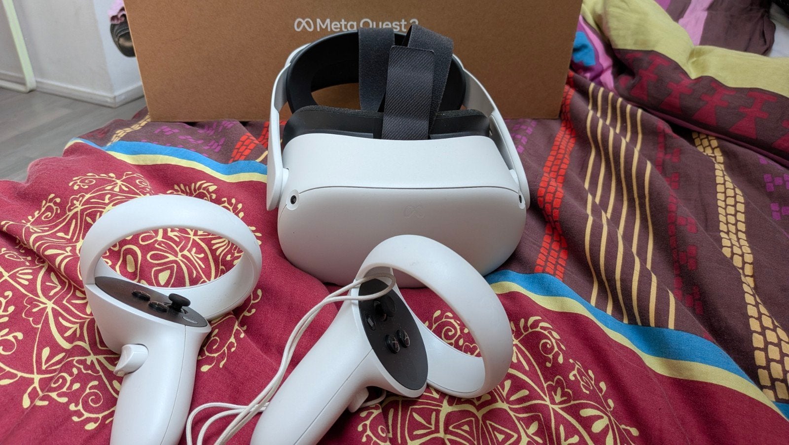 Meta Quest 2 VR-bril 128 GB, Ophalen of Verzenden, Gebruikt, VR-bril, Overige platformen