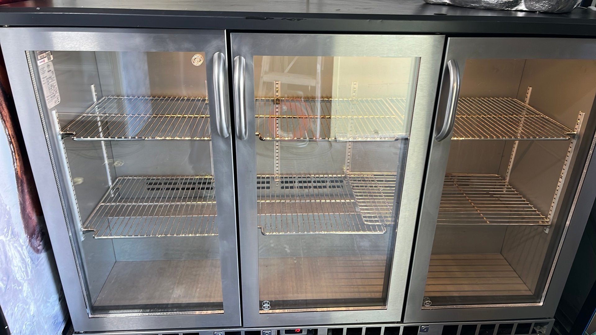 Gamco bar koelkast koeler 3 glas deuren no frost, Ophalen, Koelen en Vriezen