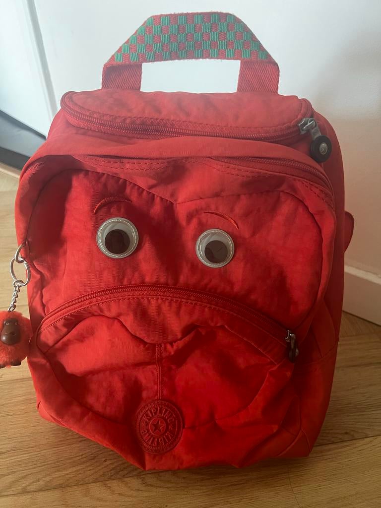 Kipling reistas rood met ogen, Gebruikt, Minder dan 40 cm, Minder dan 35 cm, Rood