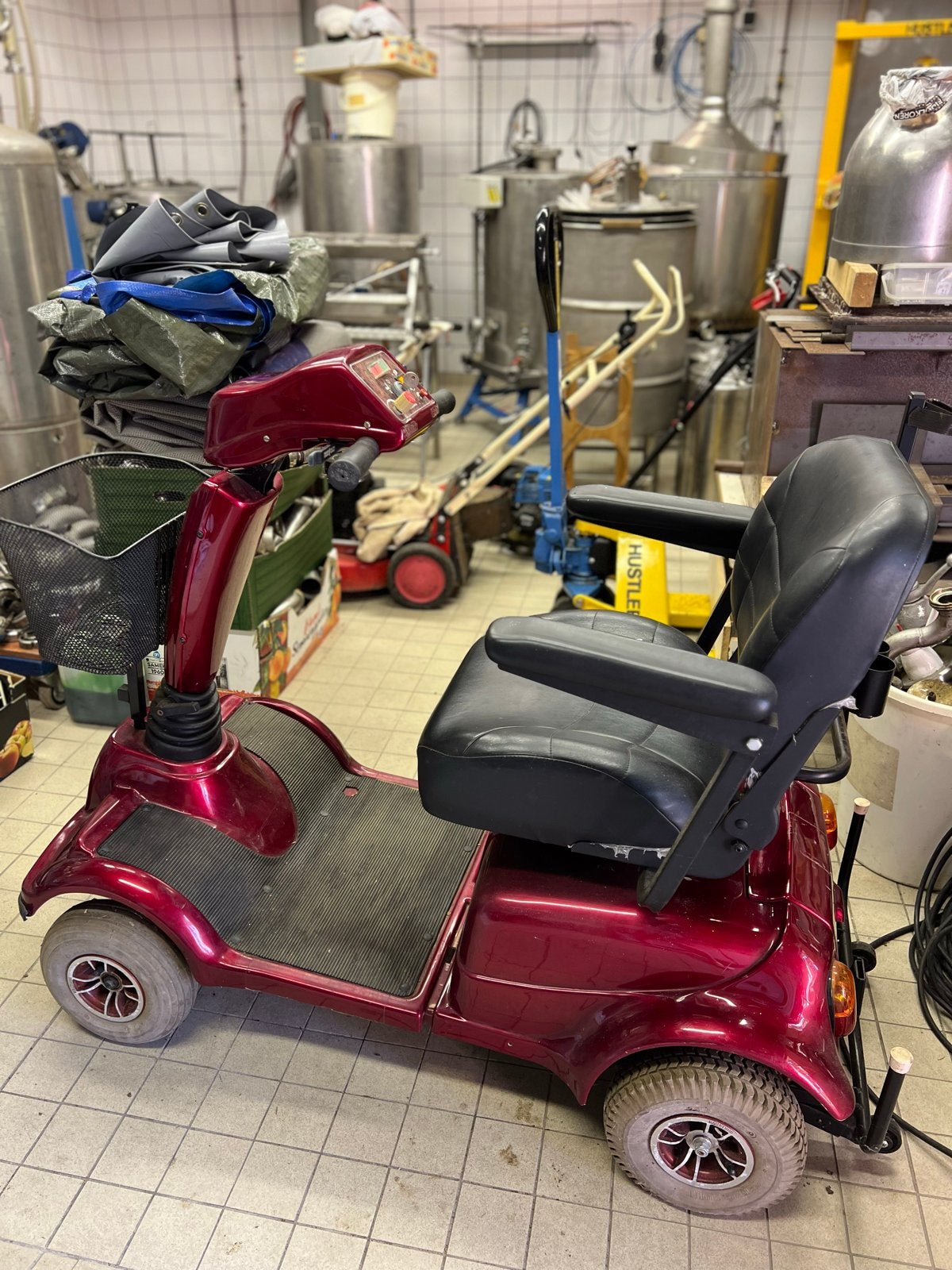 Scootmobiel zonder accu, Ophalen, Gebruikt