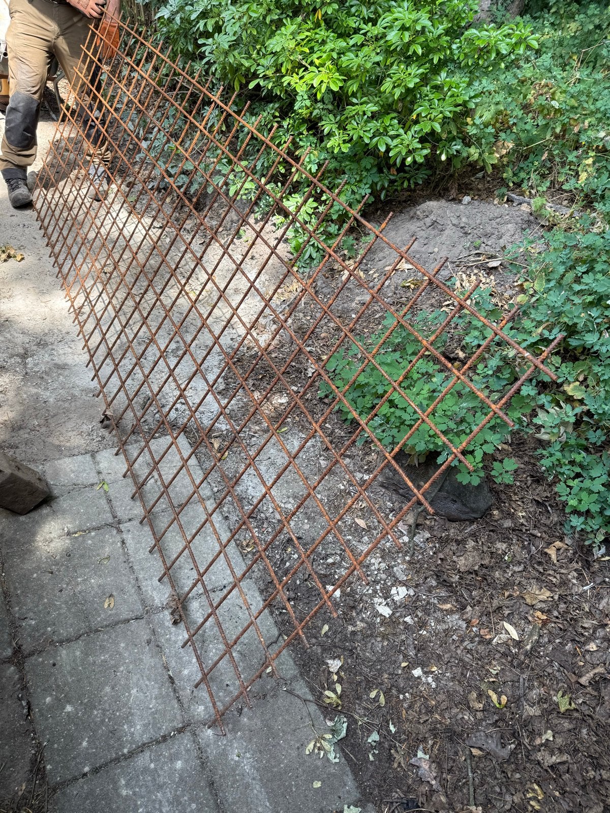 Betonijzer / Bouwstaalmat 110x300cm, maas 10x10cm, 8mm, Ophalen, Gebruikt, 250 mm of meer, Overige typen