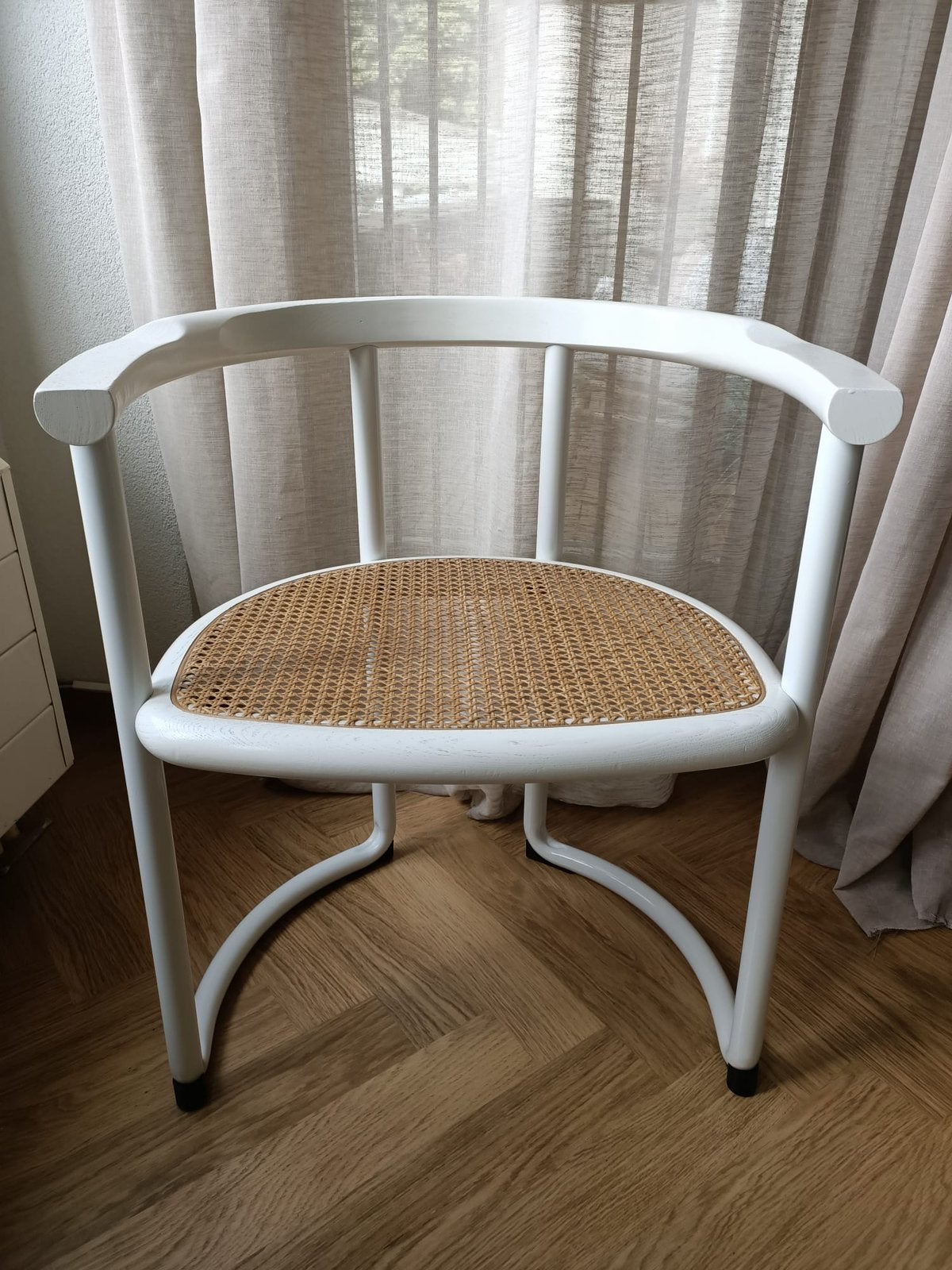 Achillea design stoel | Tito Agnoli voor Ycami | jaren ‘70, Huis en Inrichting, Stoelen, Ophalen, Wit, Zo goed als nieuw, Metaal