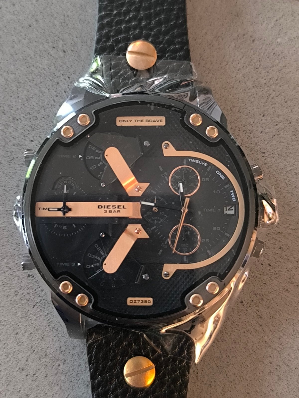 Diesel mr. Daddy 2.0 DZ7350 Nieuw heren horloge, Ophalen of Verzenden, Nieuw, Leer, Overige merken