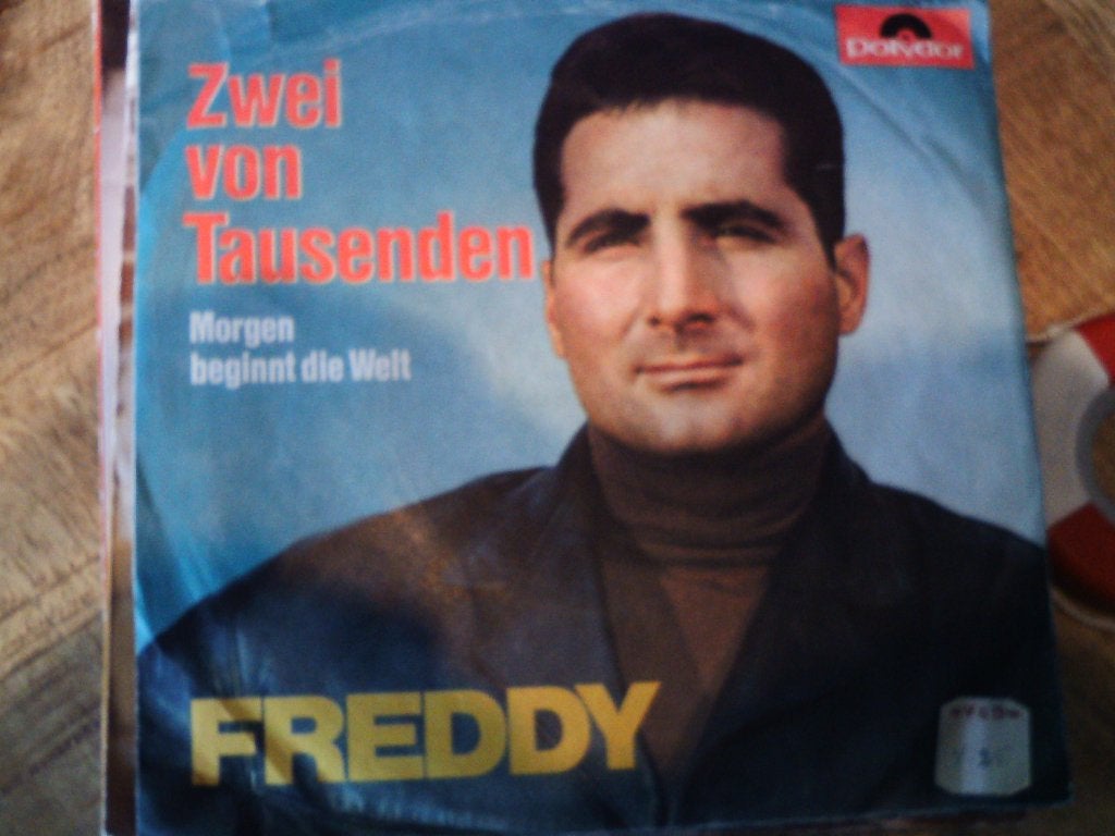 Freddy - Zwei von Tausenden / Morgen beginnt die Welt 23s, 7 inch, Zo goed als nieuw, Beschermende buitenhoes, Overige typen