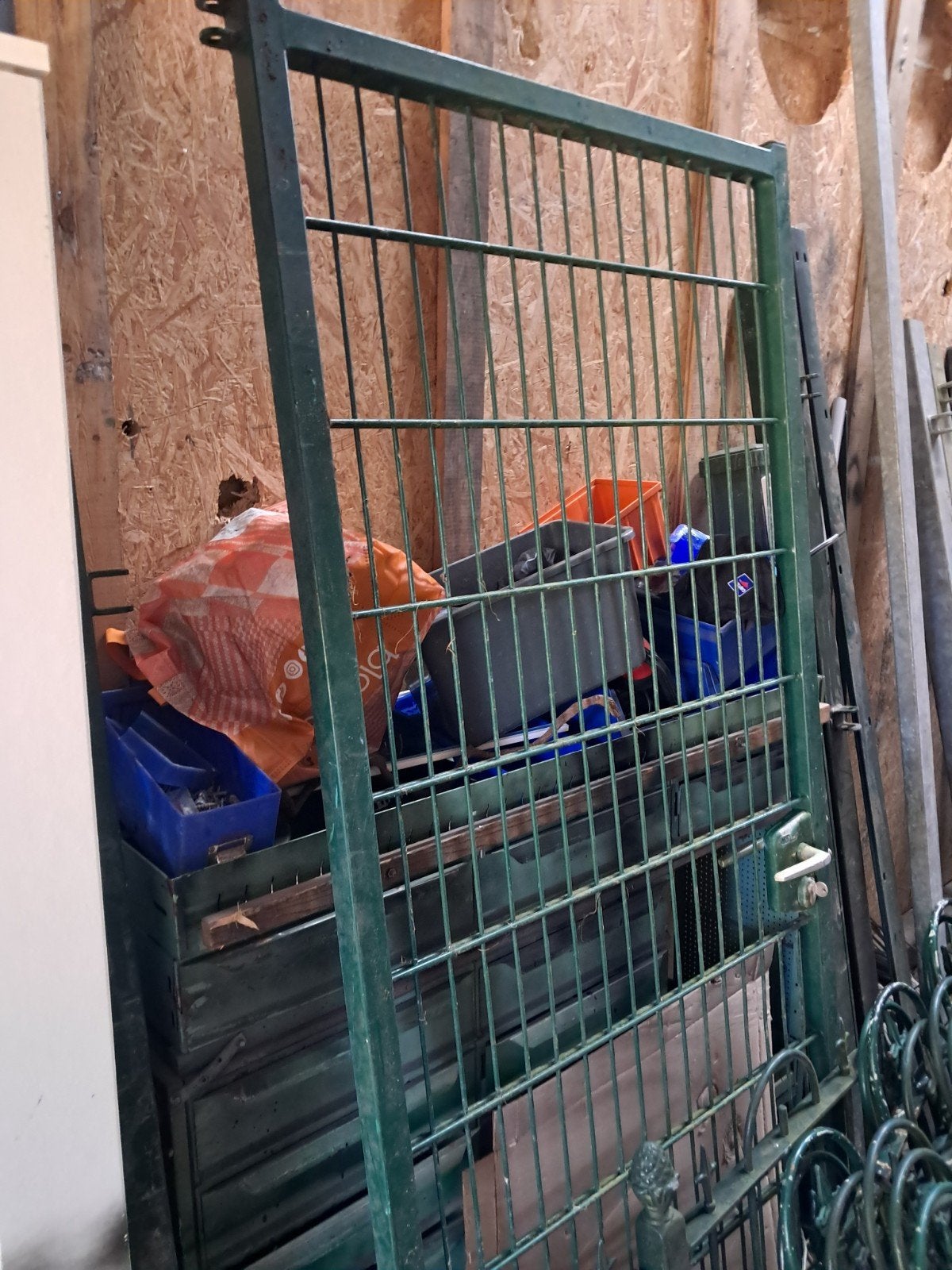 enkele dubbel staafmat poort, Ophalen, IJzer, Dubbelstaafmat hekwerk