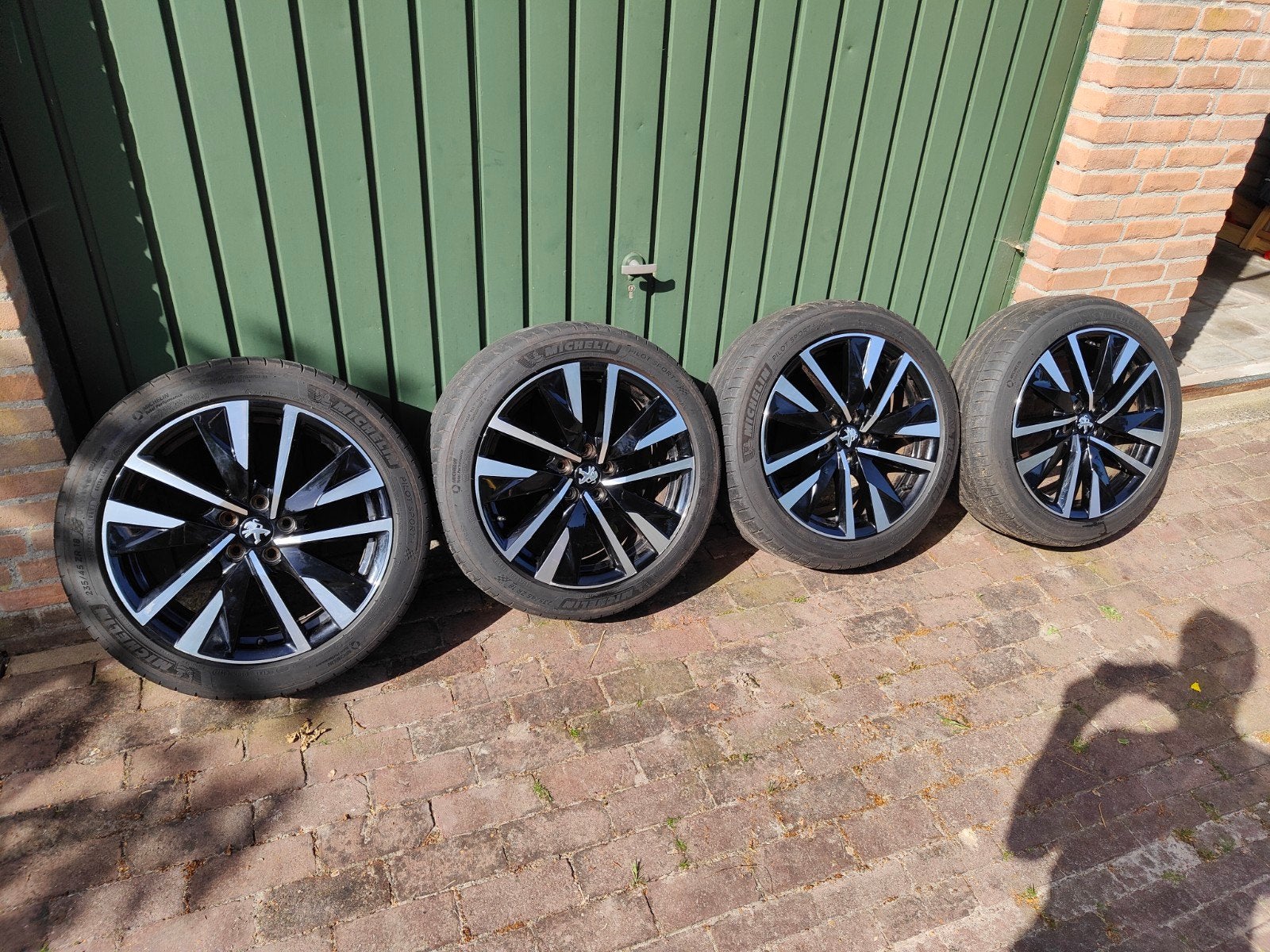 Originele Peugeot 508 SW Velgen met Michelin Banden 5x108, Auto-onderdelen, Banden en Velgen, Ophalen, 18 inch, Gebruikt, Banden en Velgen