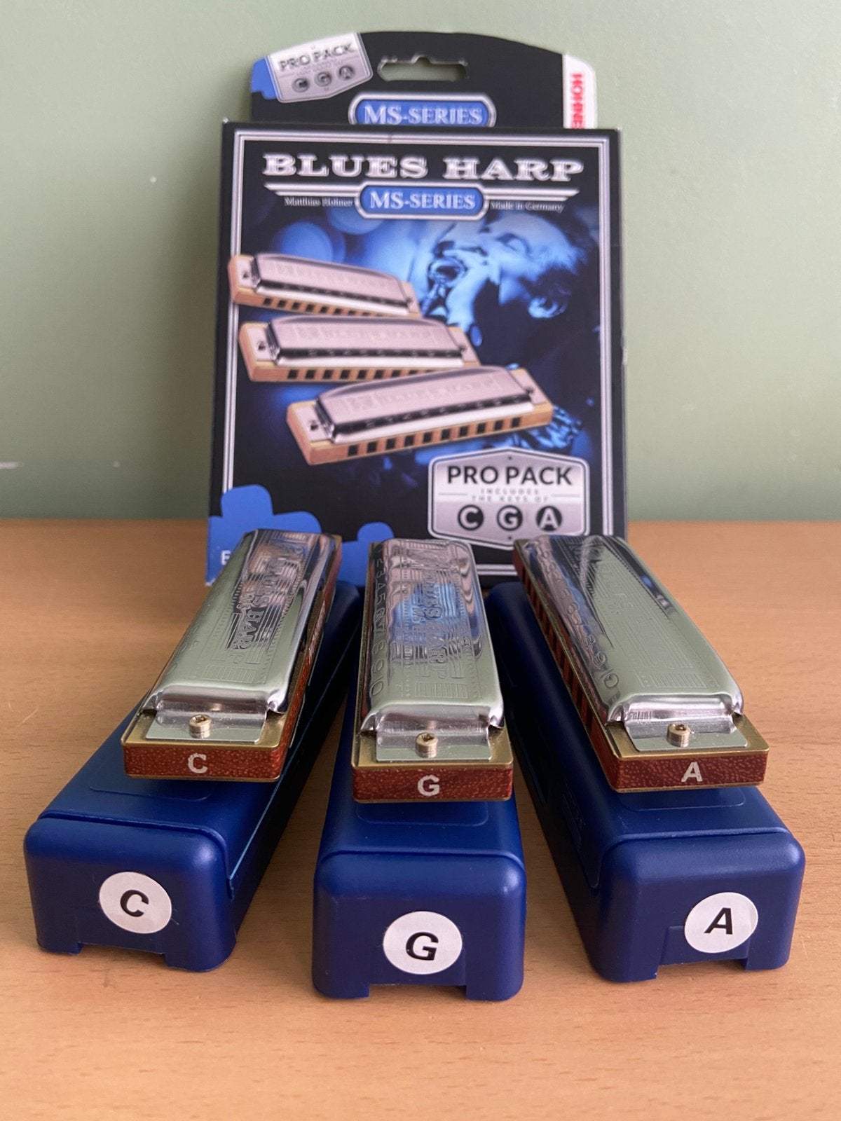 Hohner mondharmonica’s - MS-series (C/G/A), Muziek en Instrumenten, Overige typen, Ophalen of Verzenden, Zo goed als nieuw, Met koffer of doosje
