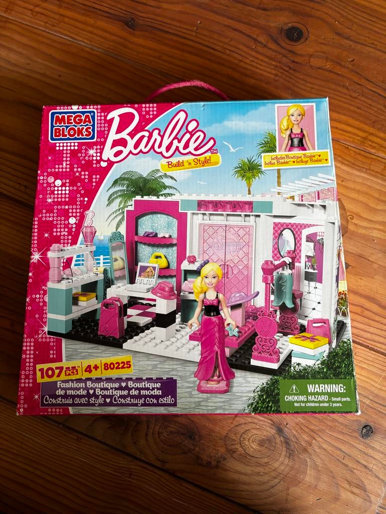 Mega Bloks Barbie Fashion Boutique - Nieuw in doos, Kinderen en Baby's, Speelgoed | Bouwstenen, Ophalen of Verzenden, Zo goed als nieuw