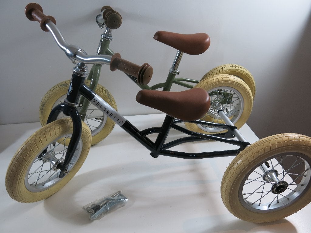 Veloretti Loopfietsen – Tricycle 2-in-1  & Mini Loopfiets, Ophalen, Zo goed als nieuw, Loopfiets