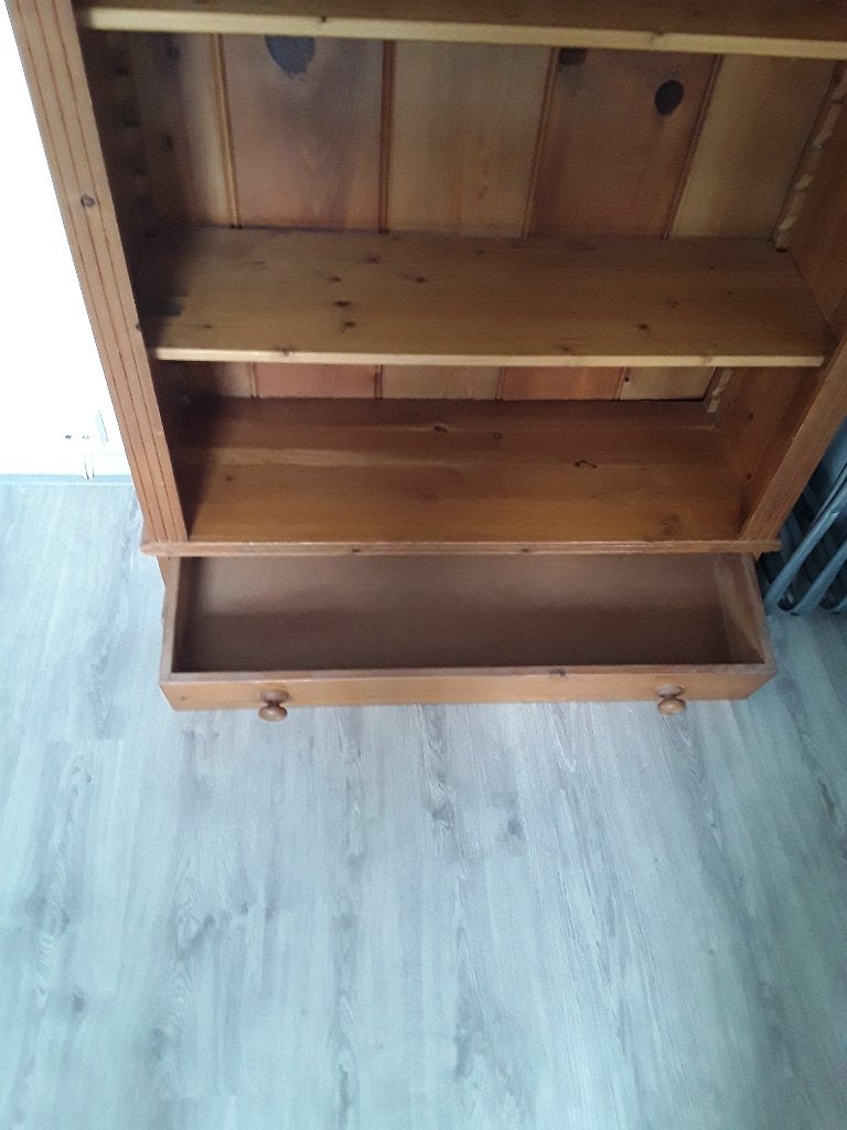 Grenen boeken kast, Huis en Inrichting, Ophalen, Gebruikt, Grenen, 50 tot 100 cm