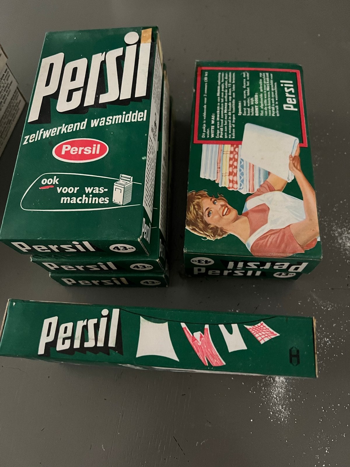 Vintage Radion en Persil wasmiddel dozen  gevuld), Ophalen of Verzenden, Gebruikt