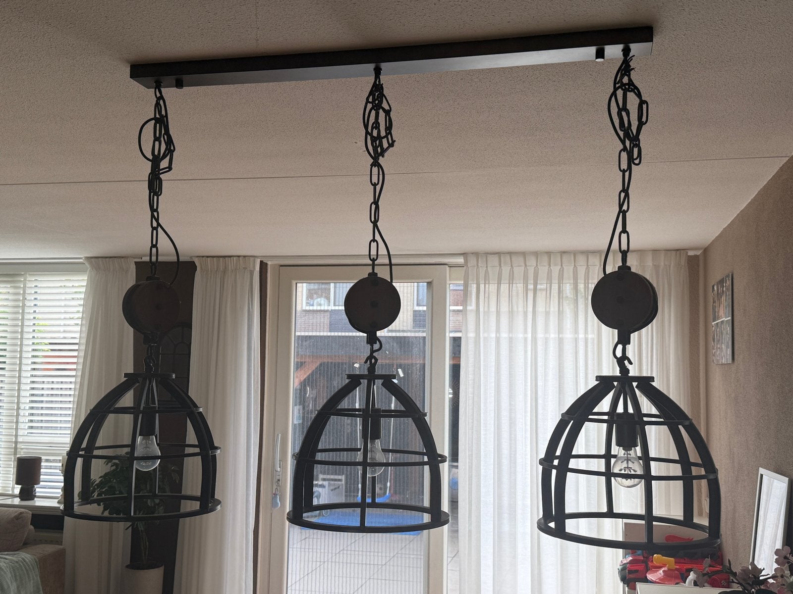 Complete set Chericoni Aperto lampen – 6 stuks, Overige merken, Zwart, Industrieel, Overige fittingen