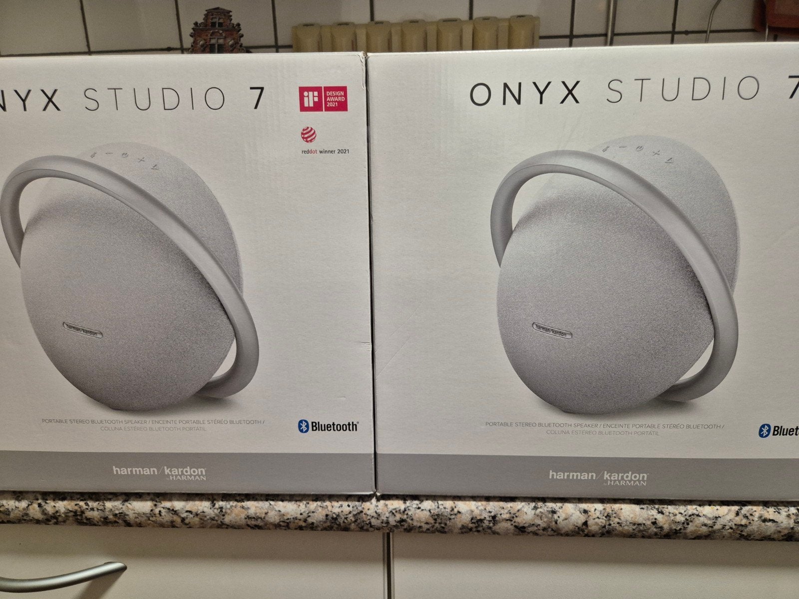 2x Harman Kardon Onyx Studio 7 - Nieuw in doos voor stereo, Stereo speakers, Nieuw, Ophalen of Verzenden, Bluetooth