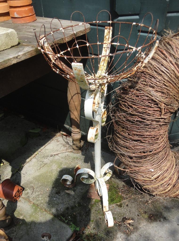 antieke FRANSE PLANTER + STANDAARD / jardiniere, Antiek en Kunst, Ophalen of Verzenden