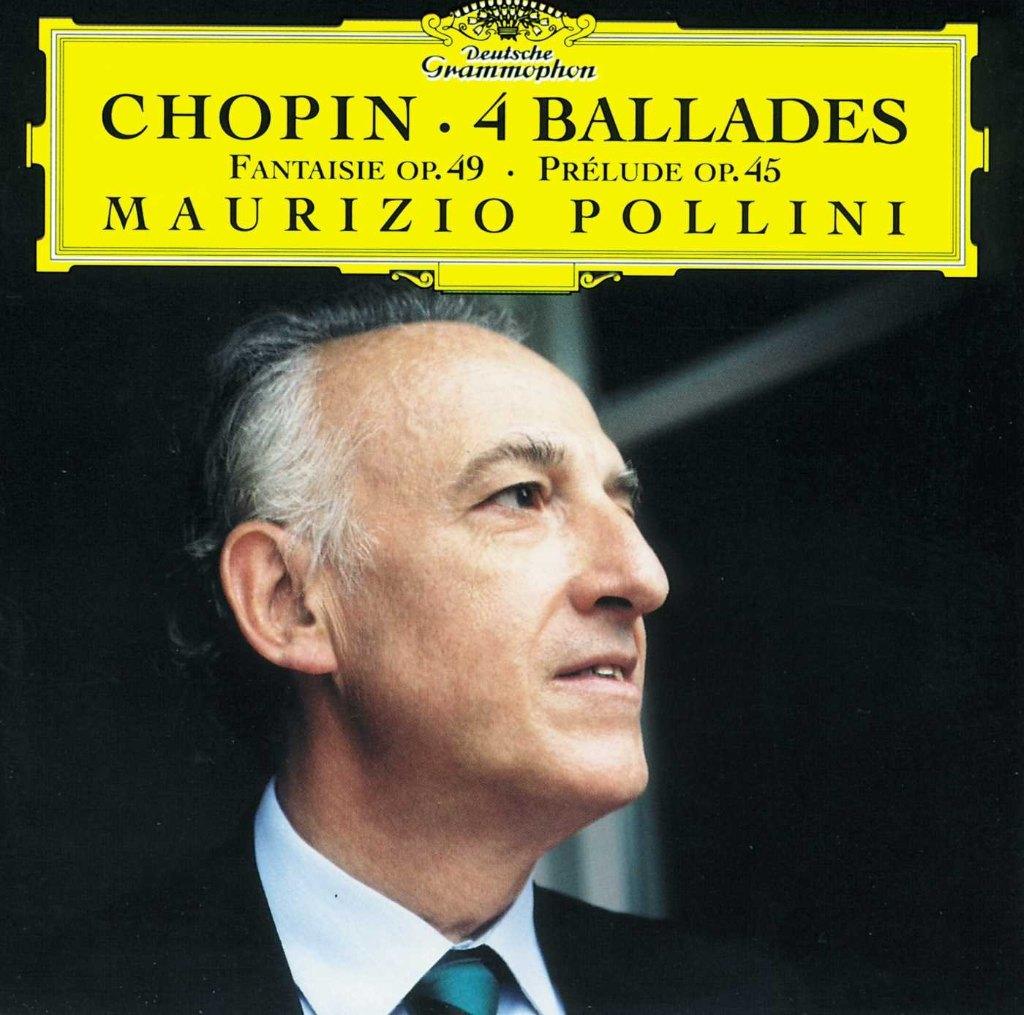 CHOPIN 4 ballades CD MAURIZIO POLLINI DG, Ophalen of Verzenden, Romantiek, Zo goed als nieuw, Kamermuziek