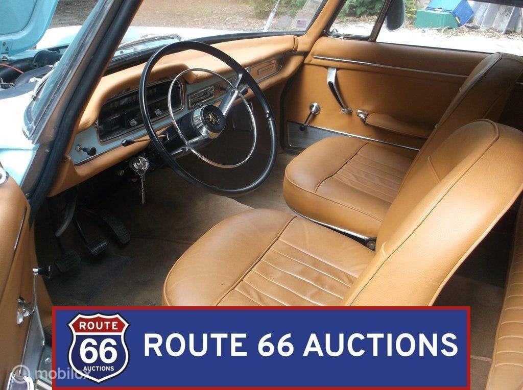 Peugeot 404 Cabriolet Injection | 1964 | Route 66 Auctions, Auto's, Overige carrosserieën, Zwart, Bedrijf, Handgeschakeld