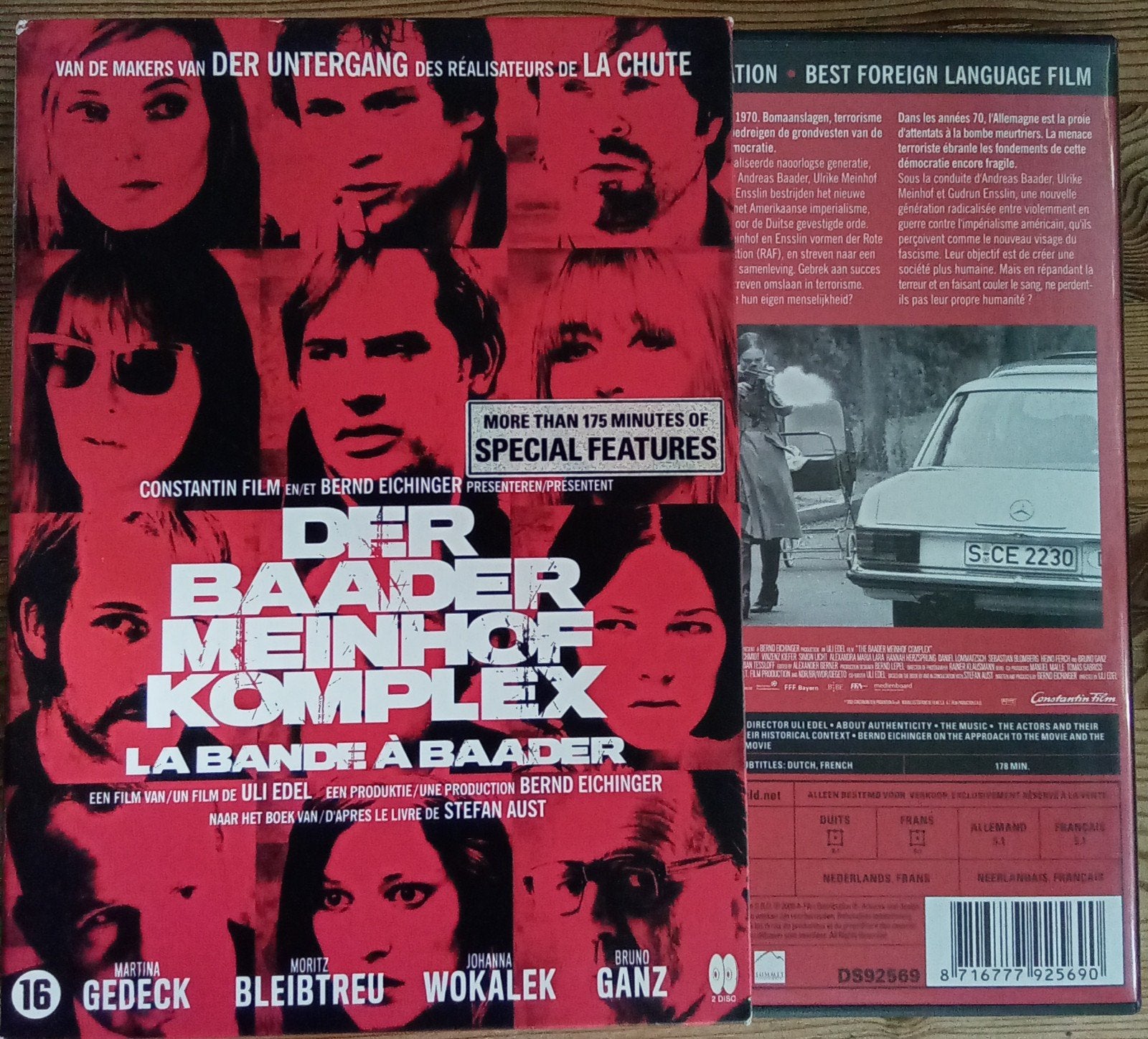 Der Baader Meinhof Komplex - (Historisch Drama) 2dvd special, Waargebeurd drama, Ophalen of Verzenden, Zo goed als nieuw, Breedbeeld