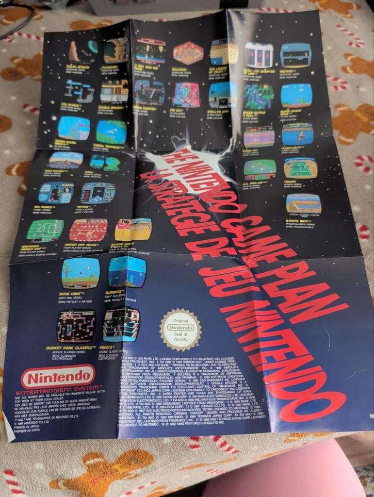 Nette Nintendo poster met diverse games, Verzamelen, Posters, Ophalen, A1 t/m A3, Overige onderwerpen, Rechthoekig Staand