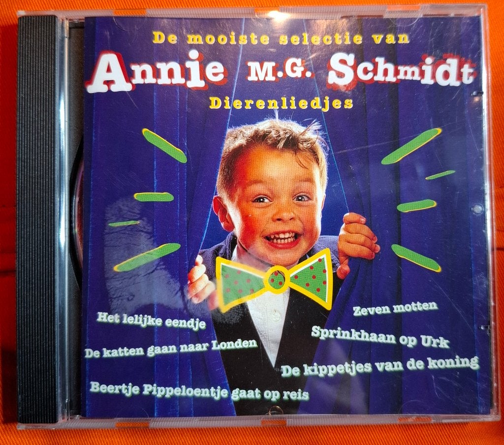 Annie MG Schmidt Dierenliedjes KRASVRIJE CD, Cd's en Dvd's, Cd's | Kinderen en Jeugd, 6 tot 9 jaar, Ophalen of Verzenden, Zo goed als nieuw