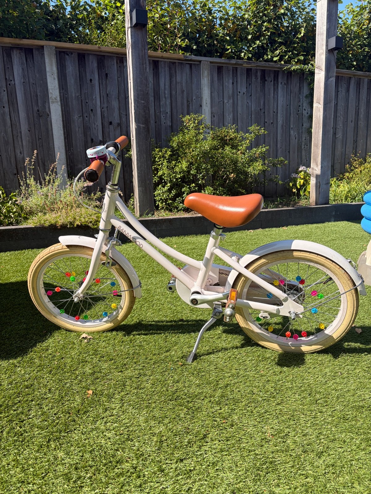 Banwood 16 inch kinderfiets incl zijwieltjes, Fietsen en Brommers, Fietsen | Kinderfietsjes, Ophalen, Gebruikt, 16 tot 20 inch