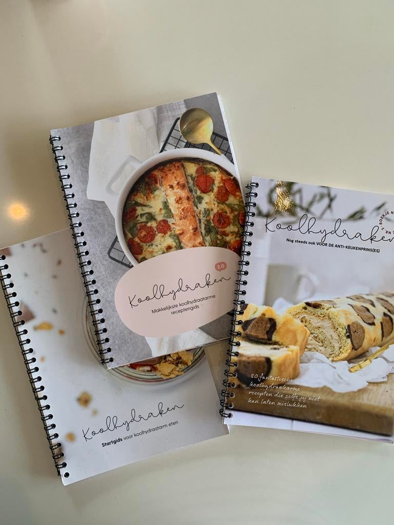 Koolhydraken kookboeken set, Ophalen of Verzenden, Gelezen, Gezond koken