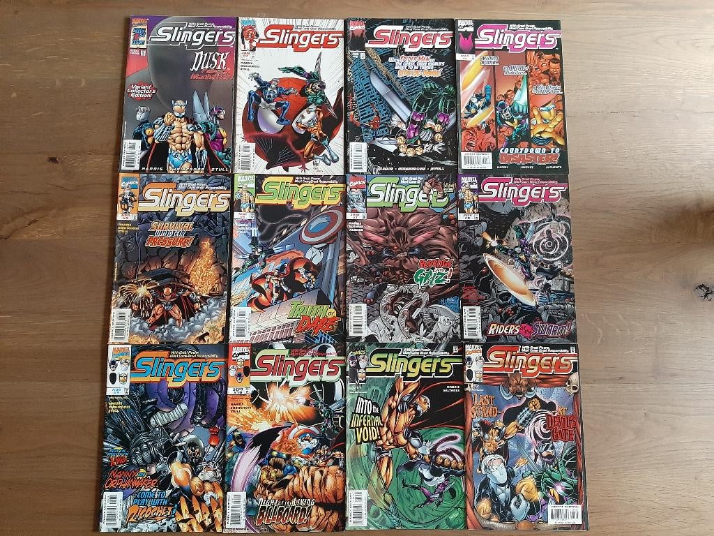 Slingers (1998 Marvel) # 1-12 (complete serie), Boeken, Strips | Comics, Complete serie of reeks, Ophalen of Verzenden, Zo goed als nieuw