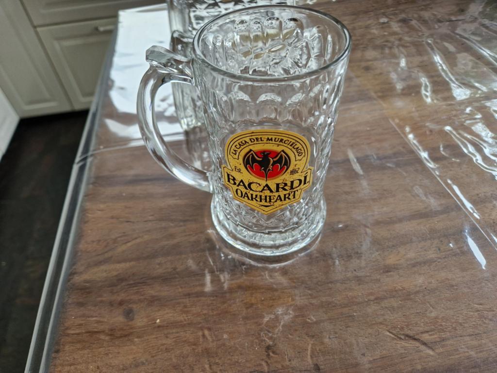 Bacardi Oakheart Glazen - Set van 3, Ophalen, Zo goed als nieuw, Overige typen