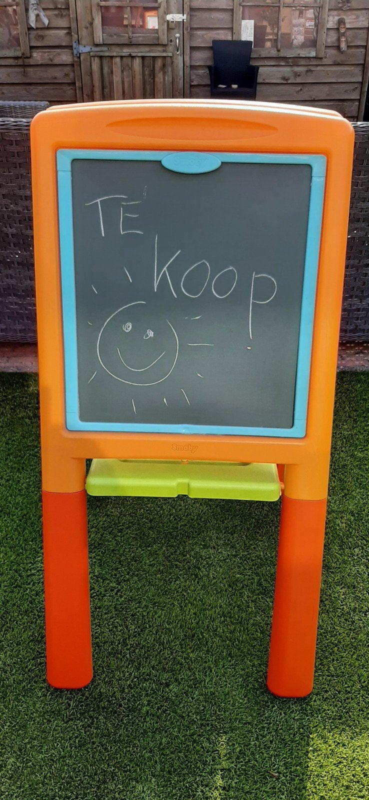 Smoby Magneet/Krijtbord - Dubbelzijdig Tekenbord, Ophalen, Gebruikt, Jongen of Meisje