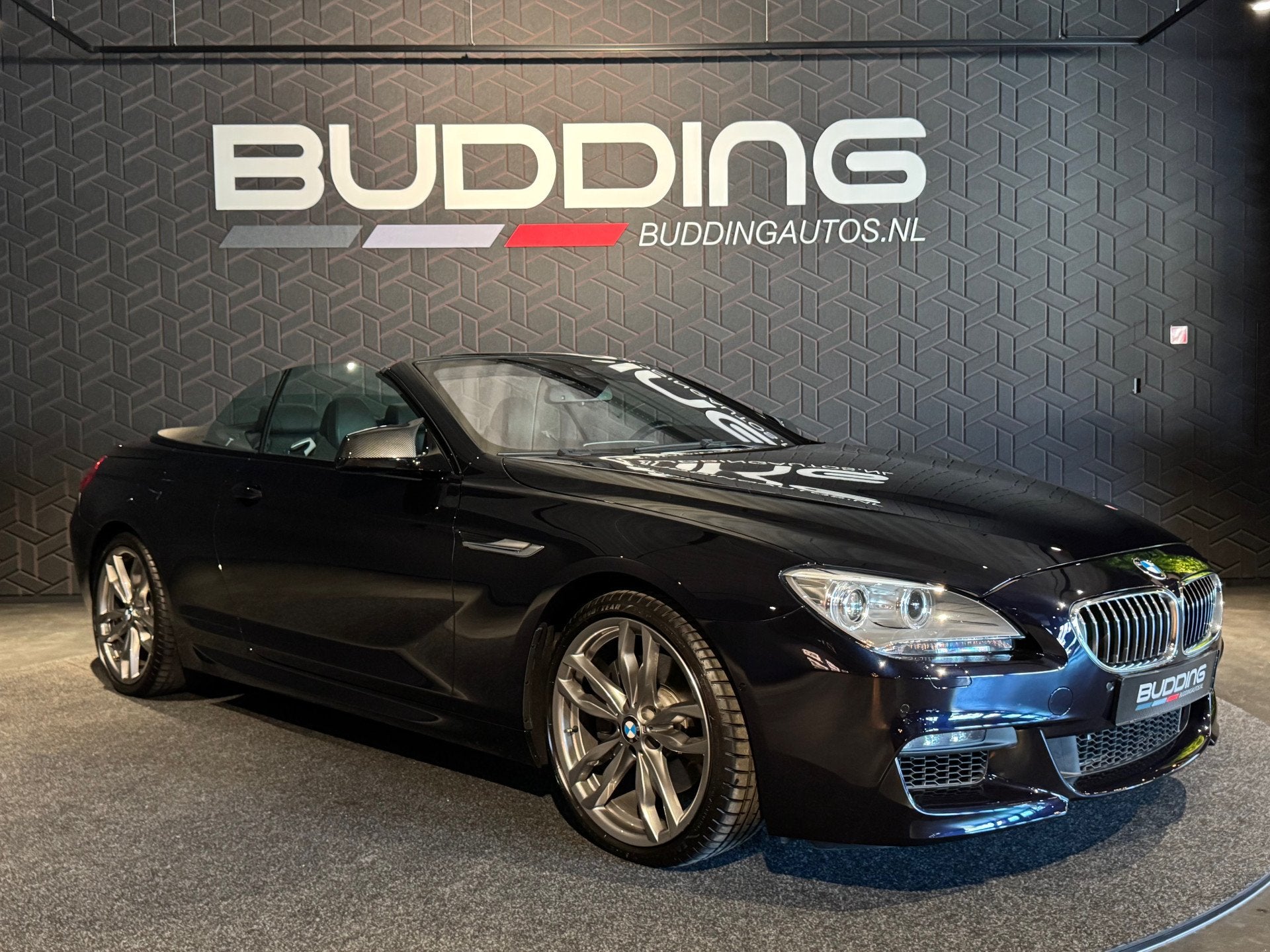 BMW 6 Serie Cabrio 640i High Executive | M-sport | Leder | M, Auto's, Euro 5, Achterwielaandrijving, Gebruikt, Zwart