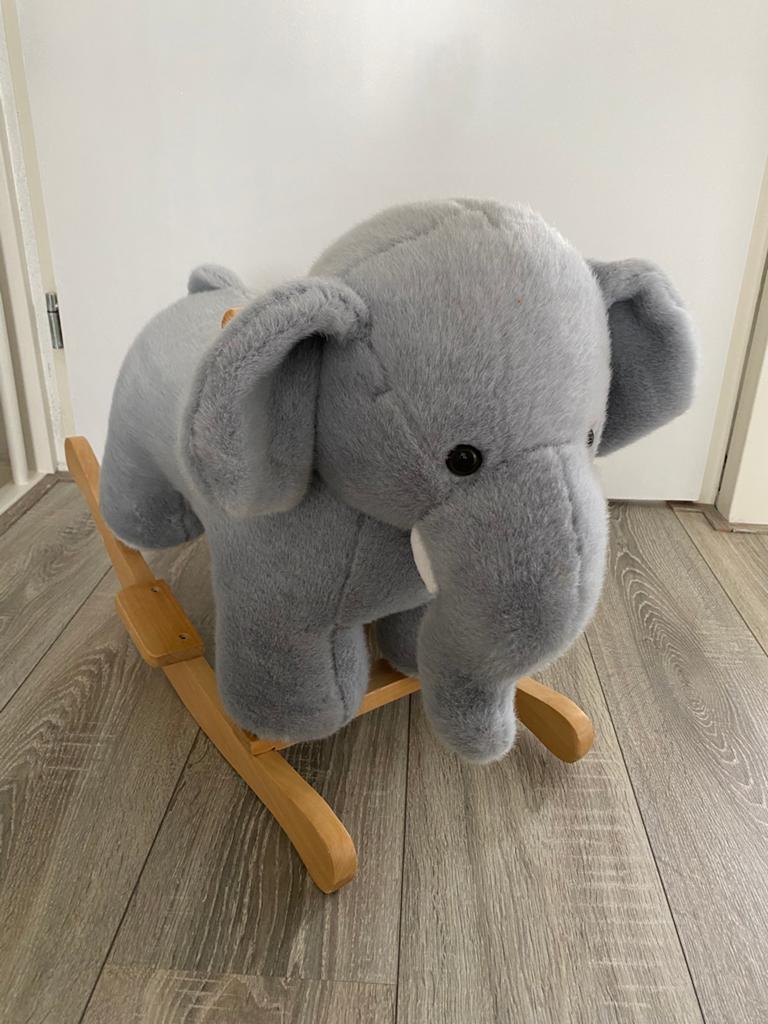 Hobbelolifant (hobbeldier), Ophalen, Zo goed als nieuw