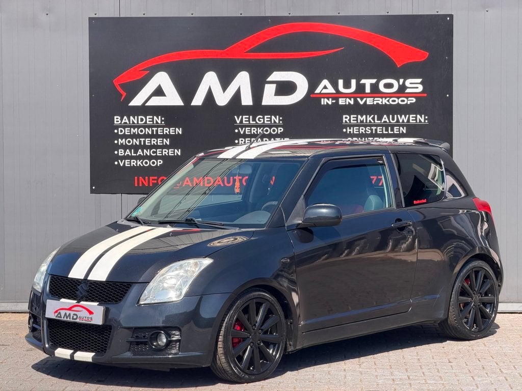 Suzuki Swift 1.6 Sport |Nap|Climate Control|Stoelverwarming|, Voorwielaandrijving, 1005 kg, Zwart, 4 cilinders