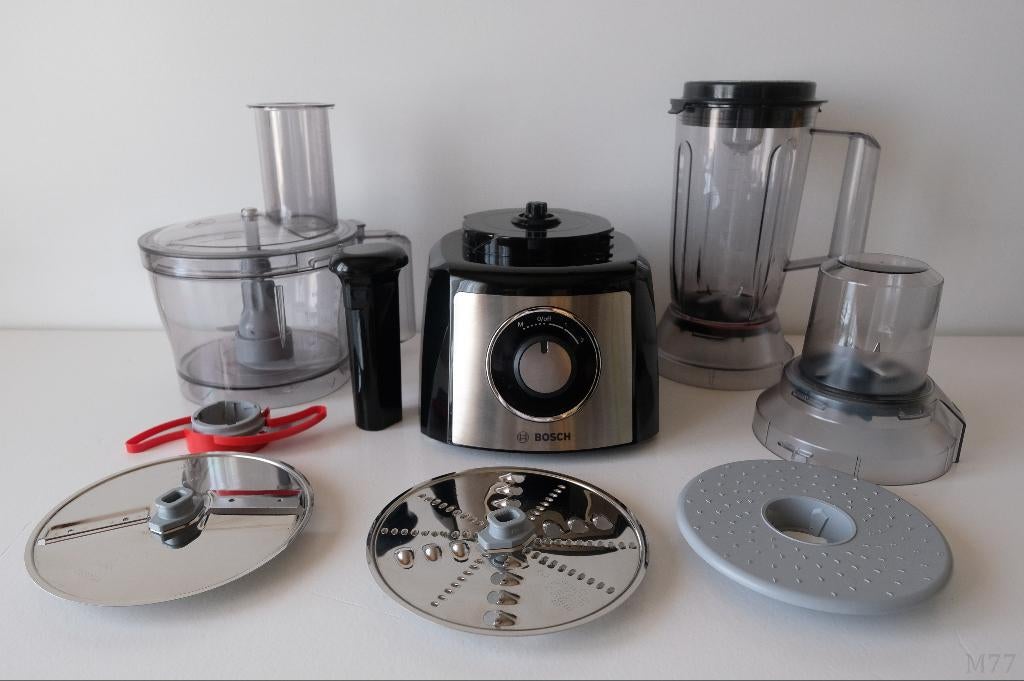 Bosch CNCM12 Keukenmachine, Ophalen of Verzenden, Zo goed als nieuw, Vaatwasserbestendig, 3 snelheden of meer