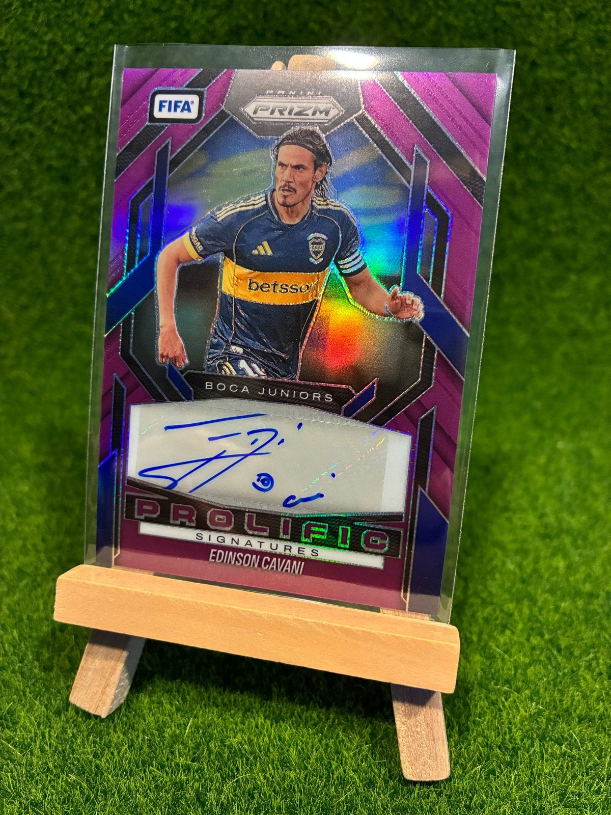 Edinson Cavani - Panini Prizm - /10 - Auto, Ophalen of Verzenden, Nieuw, Buitenlandse clubs, Spelerskaart