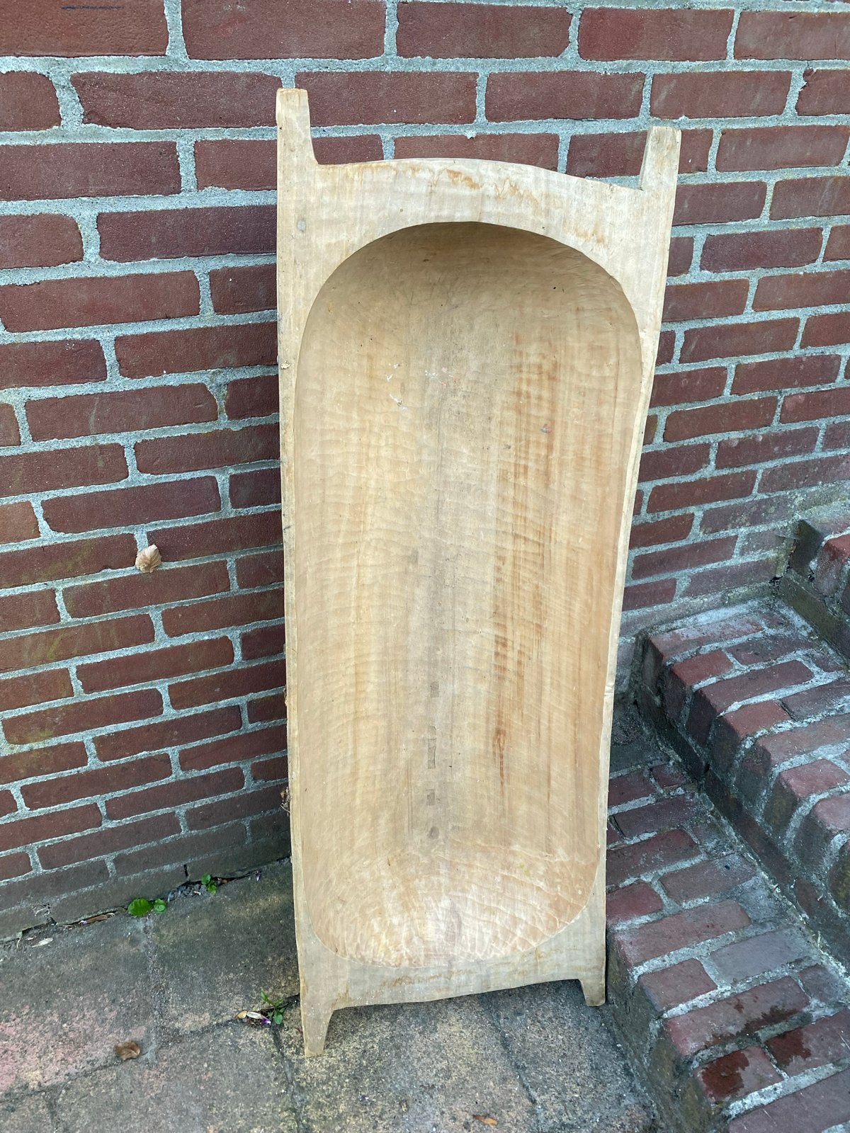 Oude houten trog - Landelijke brocante decoratie, Ophalen