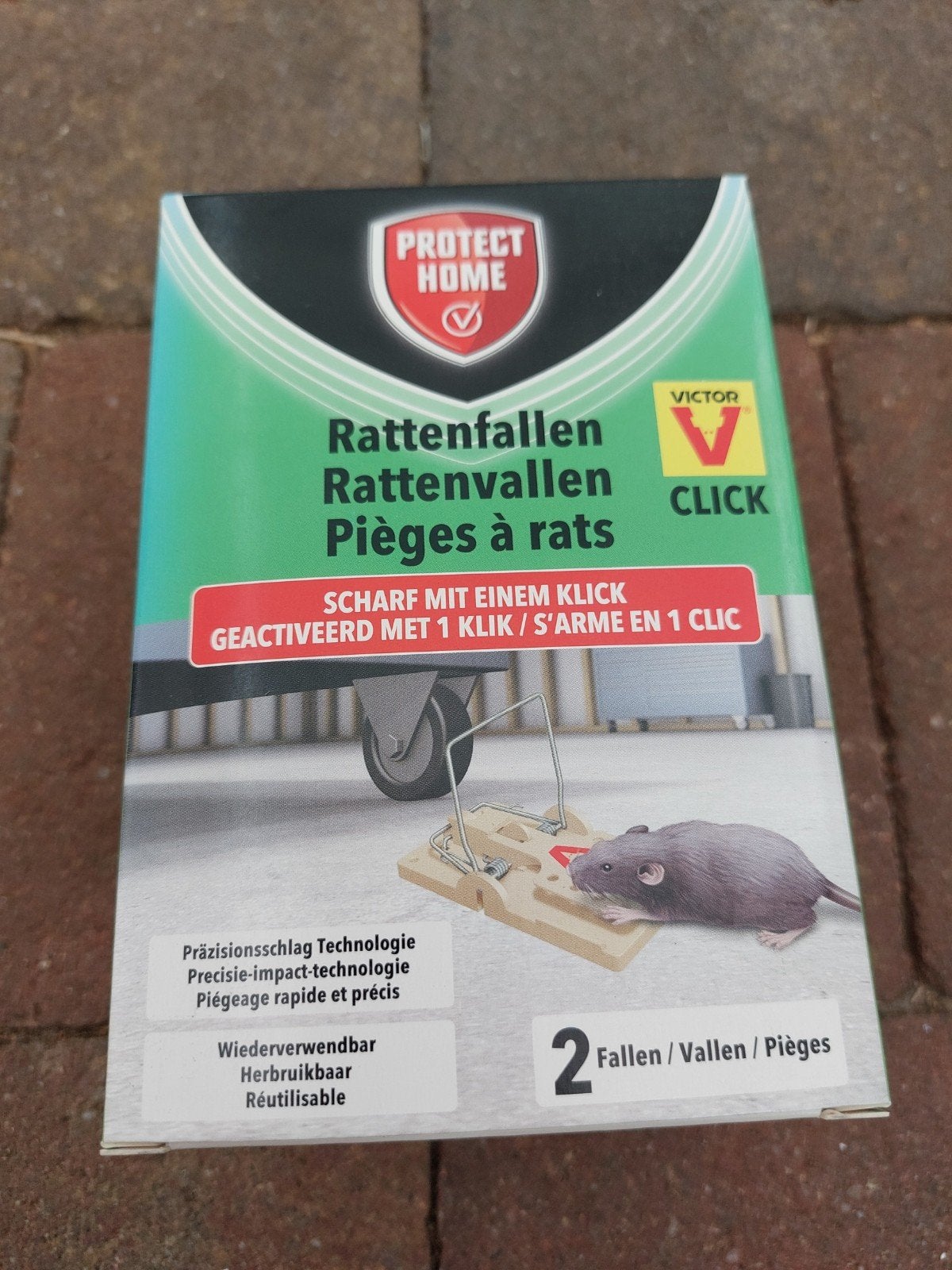 Victor rattenvallen 2 stuks | Ruime voorraad | 1+2 GRATIS, Tuin en Terras, Ophalen of Verzenden, Nieuw, Ongediertebestrijding