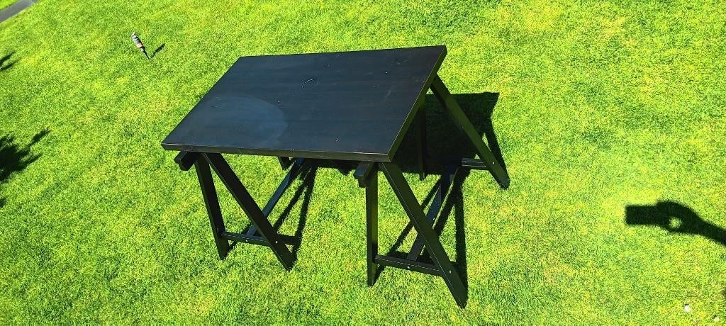 Tafel, Ophalen, Gebruikt, 100 tot 150 cm, Tot twee personen