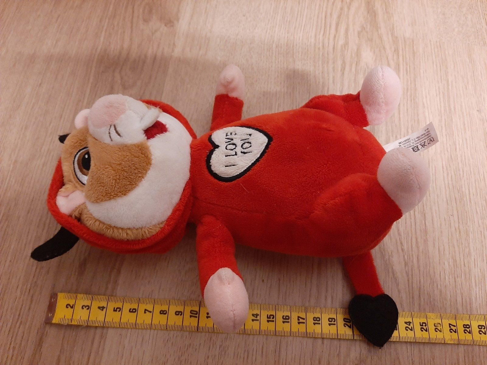 AH hamster knuffel valentijn duivel onesie, Ophalen of Verzenden, Overige typen