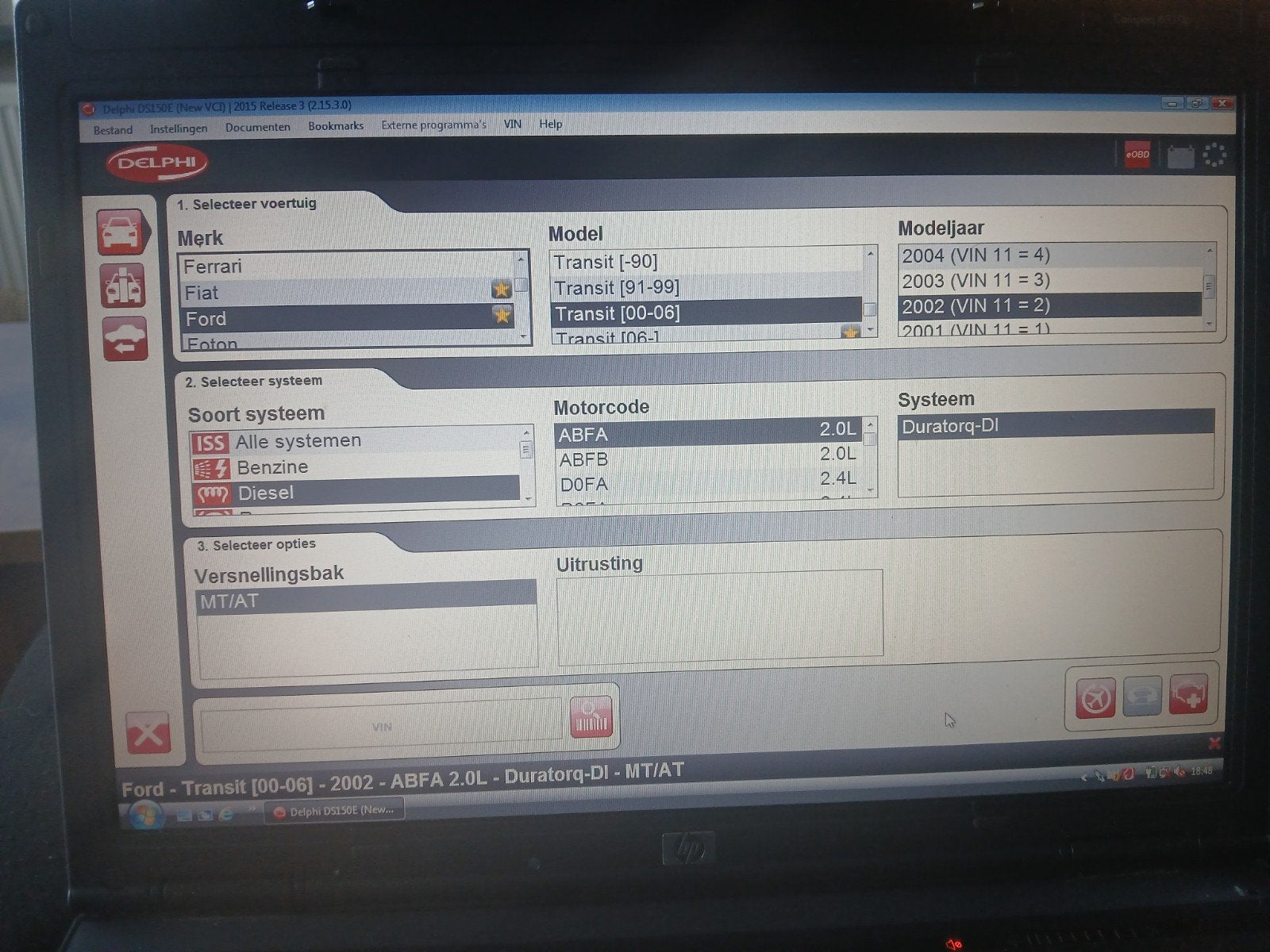 Diagnose uitleesapparaat met Delphi software, Ophalen, Gebruikt