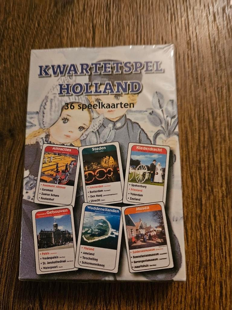 Kwartetspel Holland - Nieuw in verpakking, Vijf spelers of meer, Ophalen of Verzenden, Nieuw, Uitgeverij van der Meulen BV