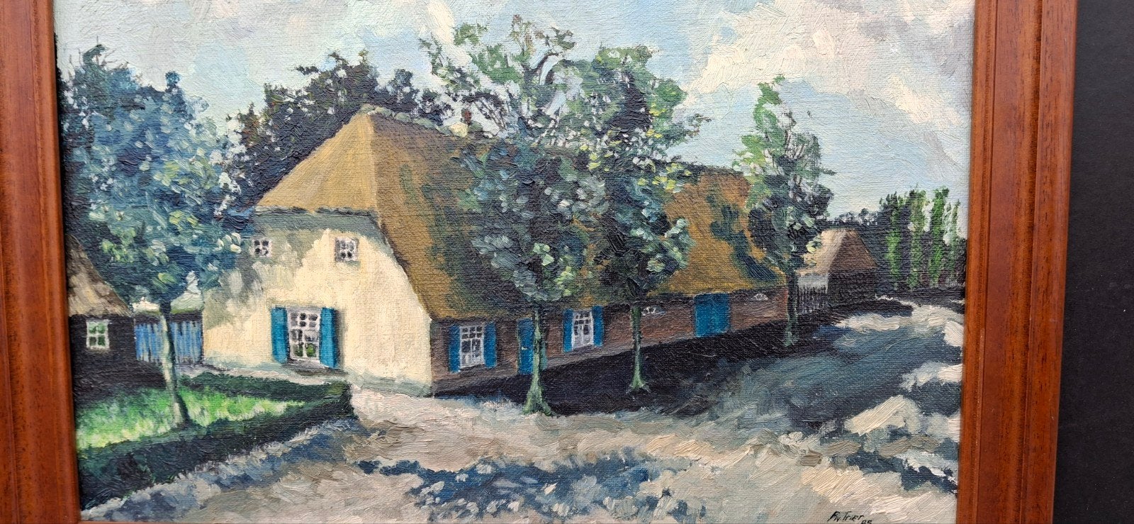 landschap schilderijtje r v trier, Eén persoon, Ticket of Toegangskaart