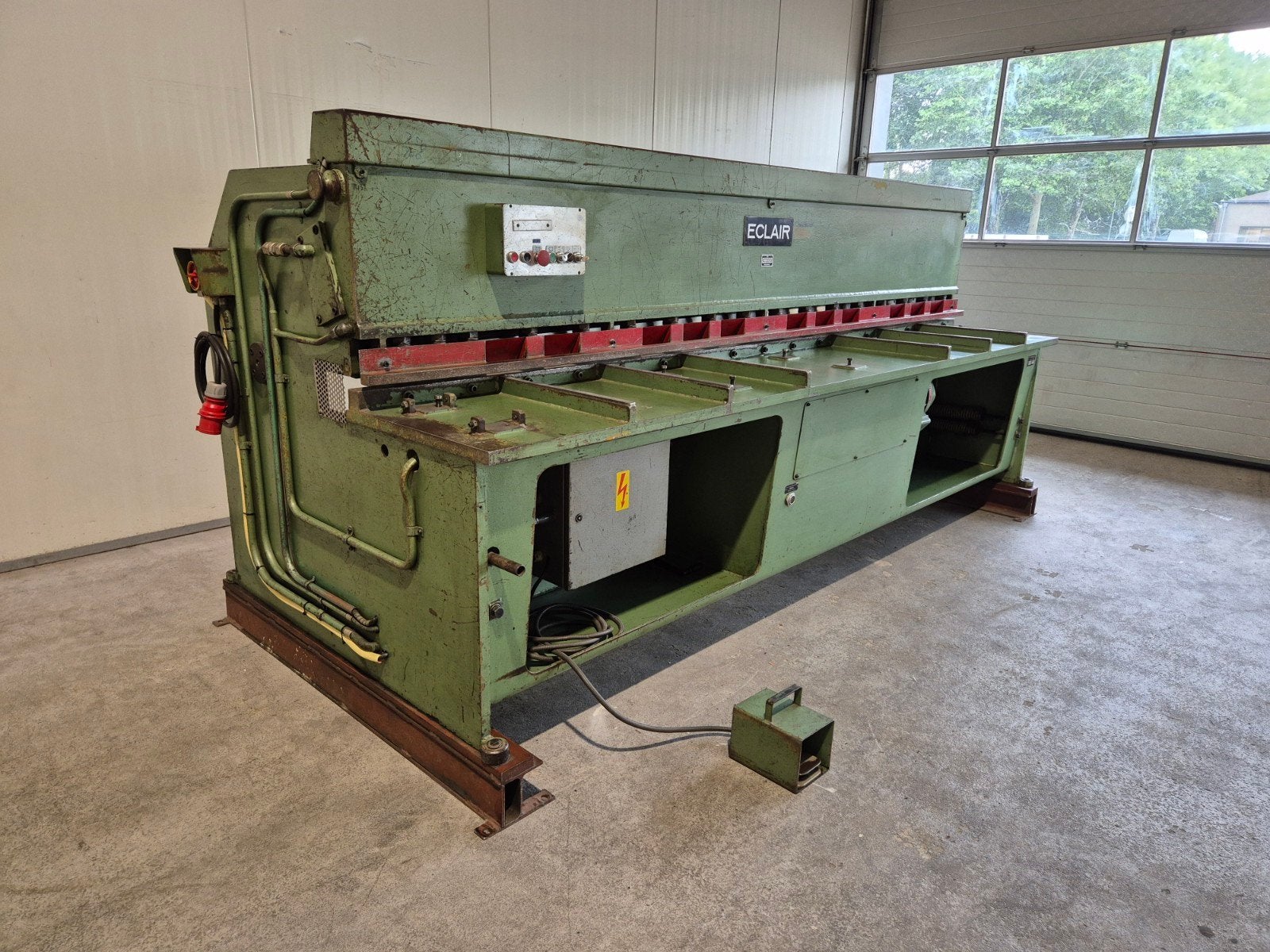 ECLAIR ASS 3050x3,5mm Plaatschaar met Elektrische aanslag!, Ophalen of Verzenden, Eclair, Info@bolkmachinehandel.nl, Zwitserland