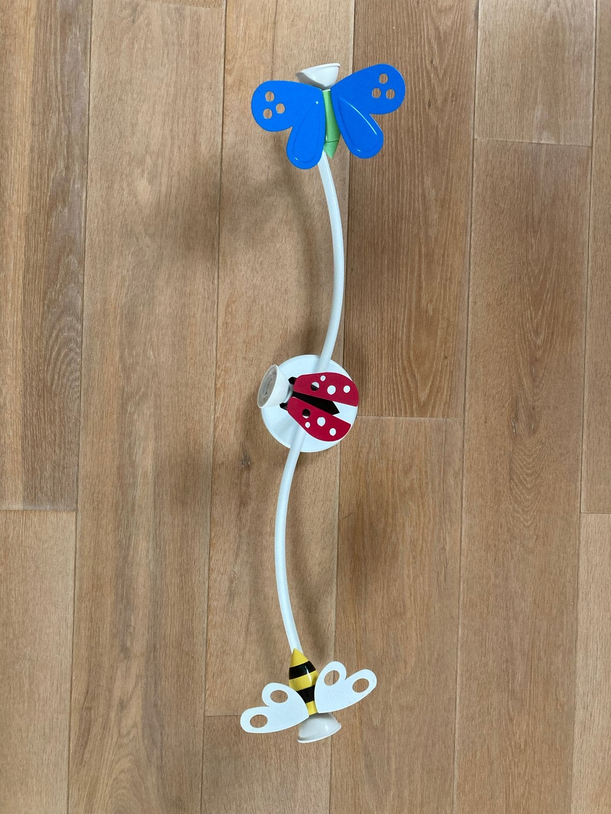 Leuke kinderlamp met vlinder, lieveheersbeestje en bij, Overige merken, GU10, Meerkleurig, Zo goed als nieuw