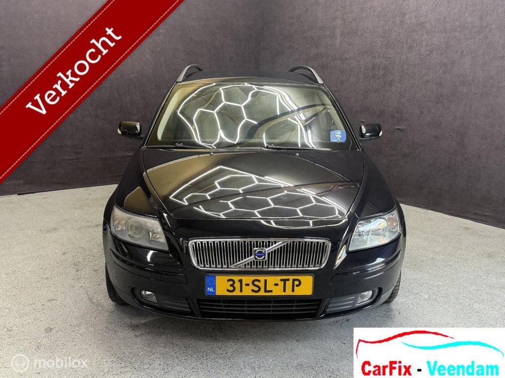 Volvo V50 2.4, Auto's, Volvo, 700 kg, Zwart, 1500 kg, 140 pk