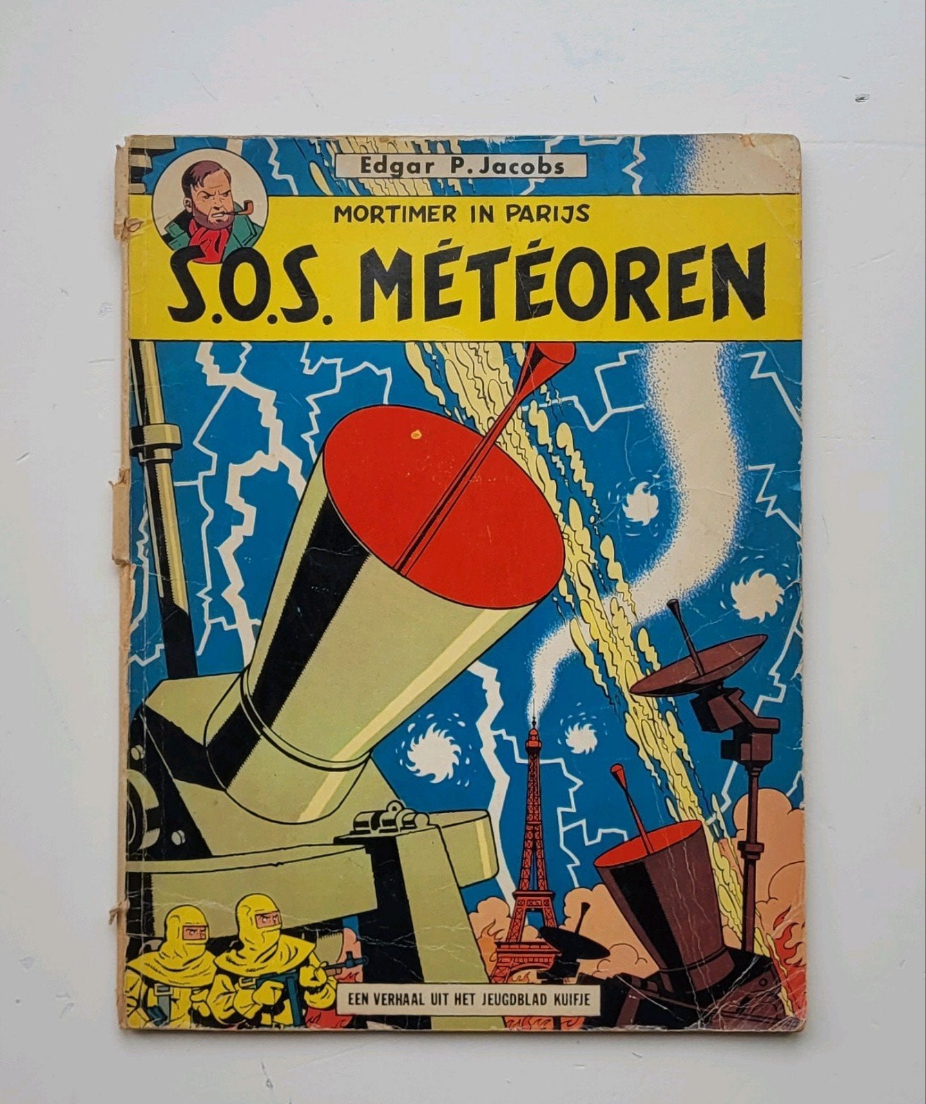 S.O.S. Meteoren - Edgar P. Jacobs - Mortimer in Parijs, Eén stripboek, Verzenden, Gelezen, Edgar P. Jacobs