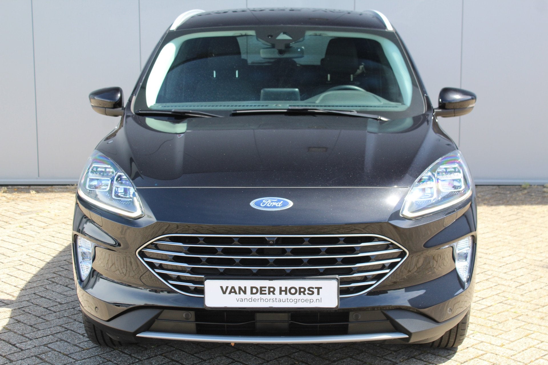 Ford Kuga 2.5-225 pk Titanium X PHEV Plug-in Hybrid. Hybride, Auto's, Ford, 12 maanden, Gebruikt, Zwart, Leder en Stof