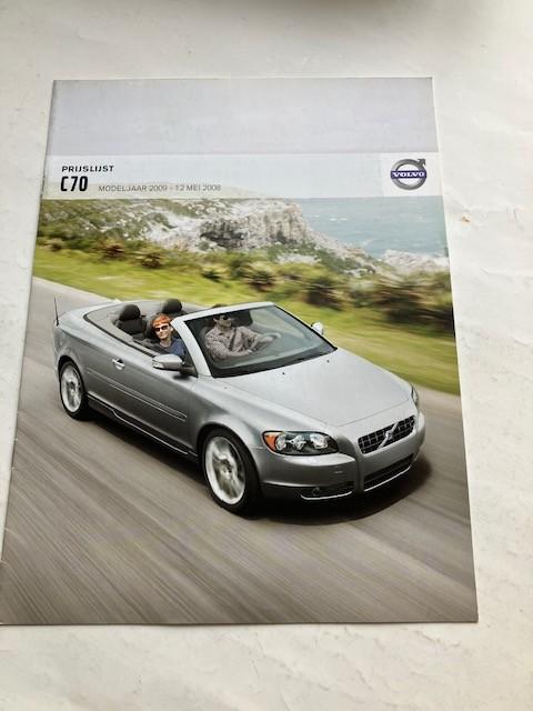 Prijslijst      Volvo  C70        Modeljaar 2009     NL, Ophalen of Verzenden, Zo goed als nieuw, Volvo