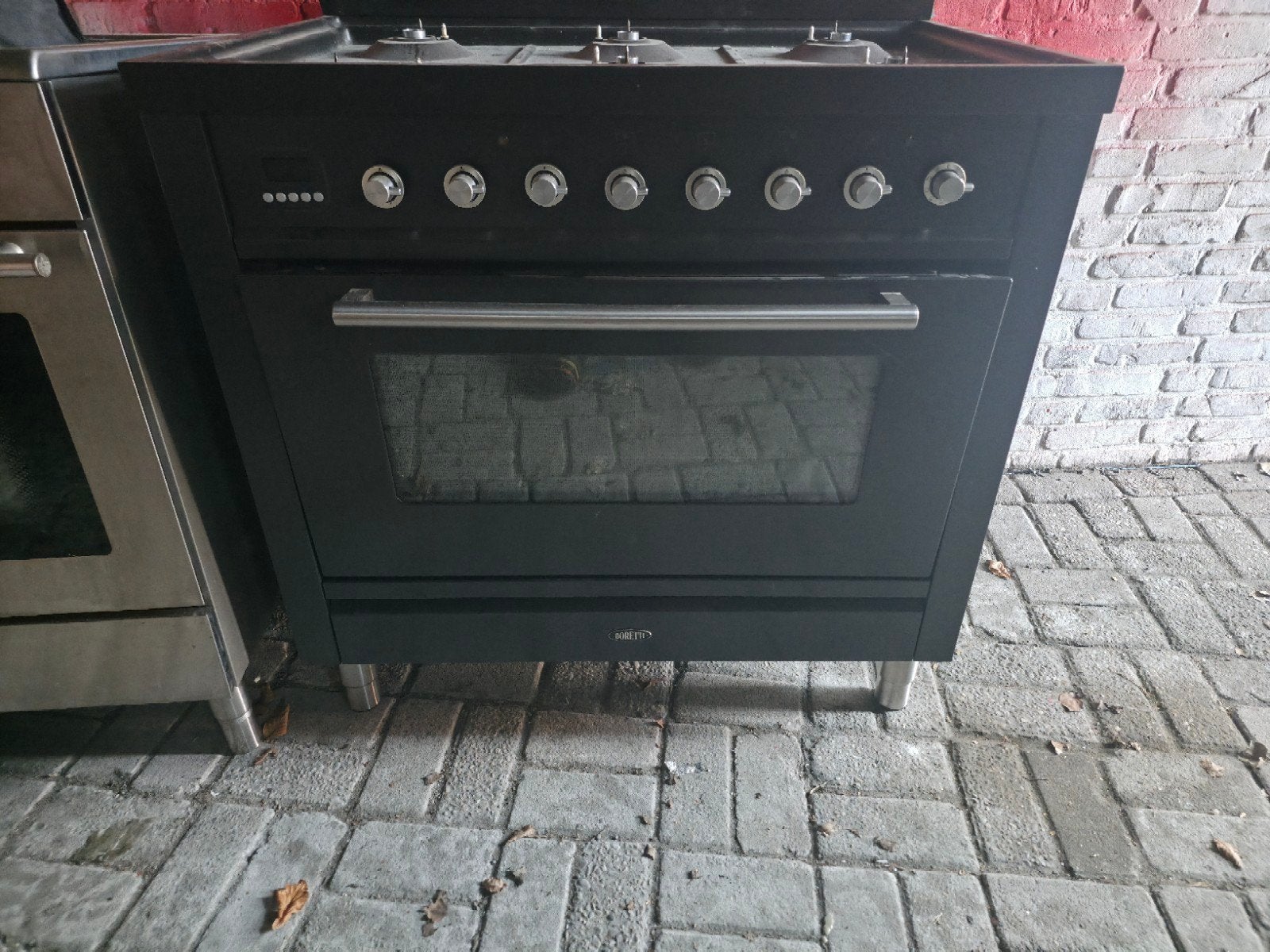 boretti gasfornuis, Witgoed en Apparatuur, Ophalen, 60 cm of meer, Gas, Vrijstaand