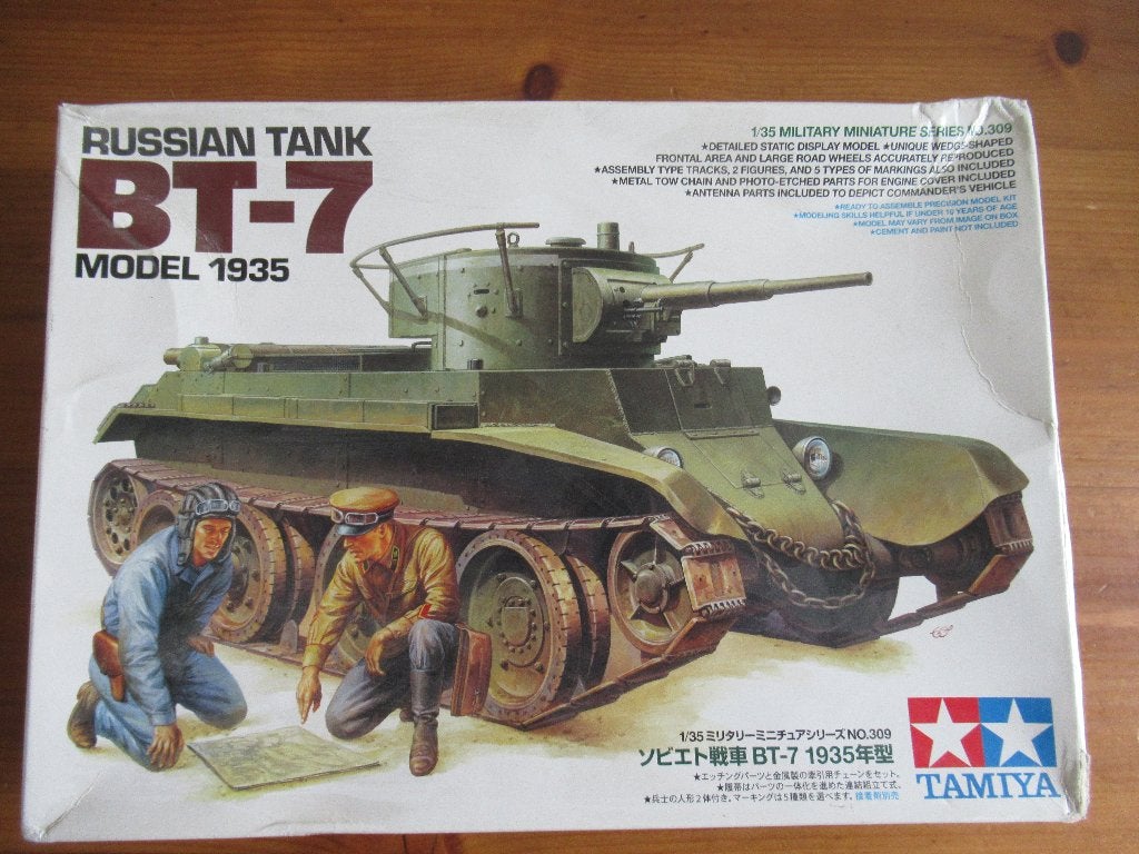 Russian Light Tank BT-7 model 1935 (Tamiya 1/35), Tank, 1:32 tot 1:50, Nieuw, Ophalen of Verzenden