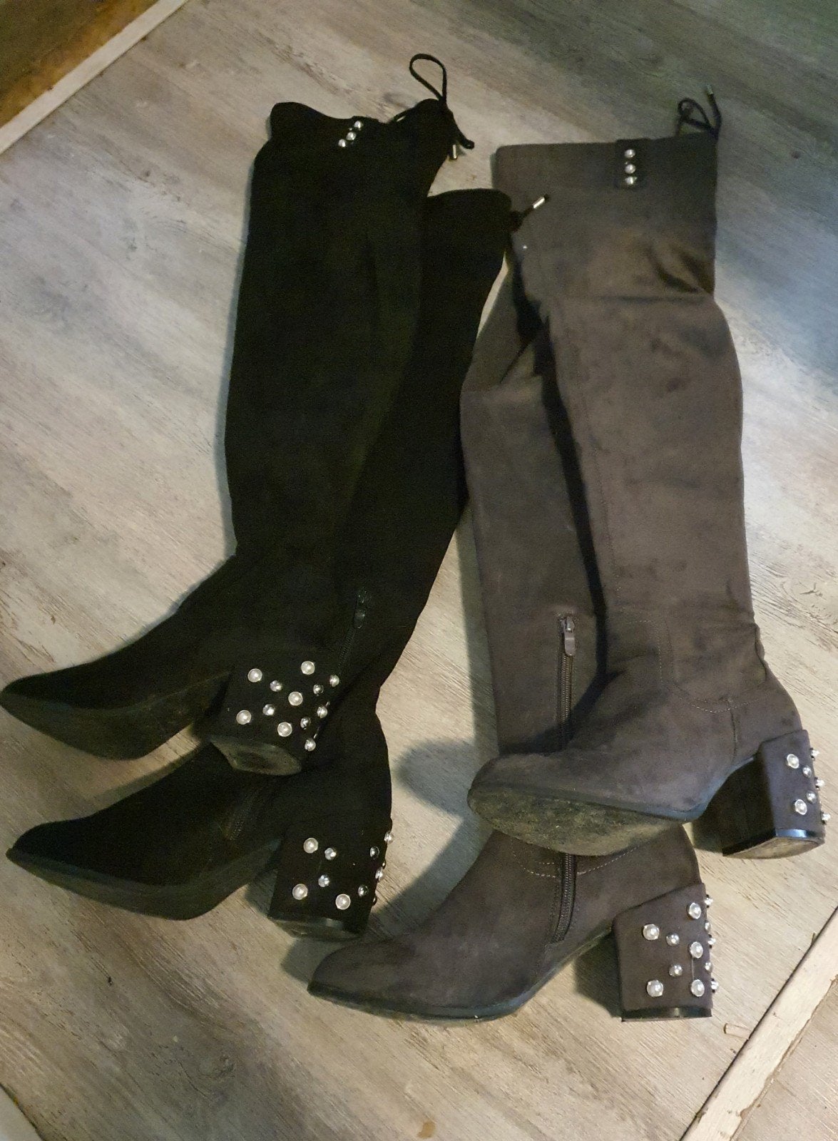 Diverse collectie dameslaarzen - Verschillende stijlen, Kleding | Dames, Ophalen, Gedragen, Zwart, Hoge laarzen